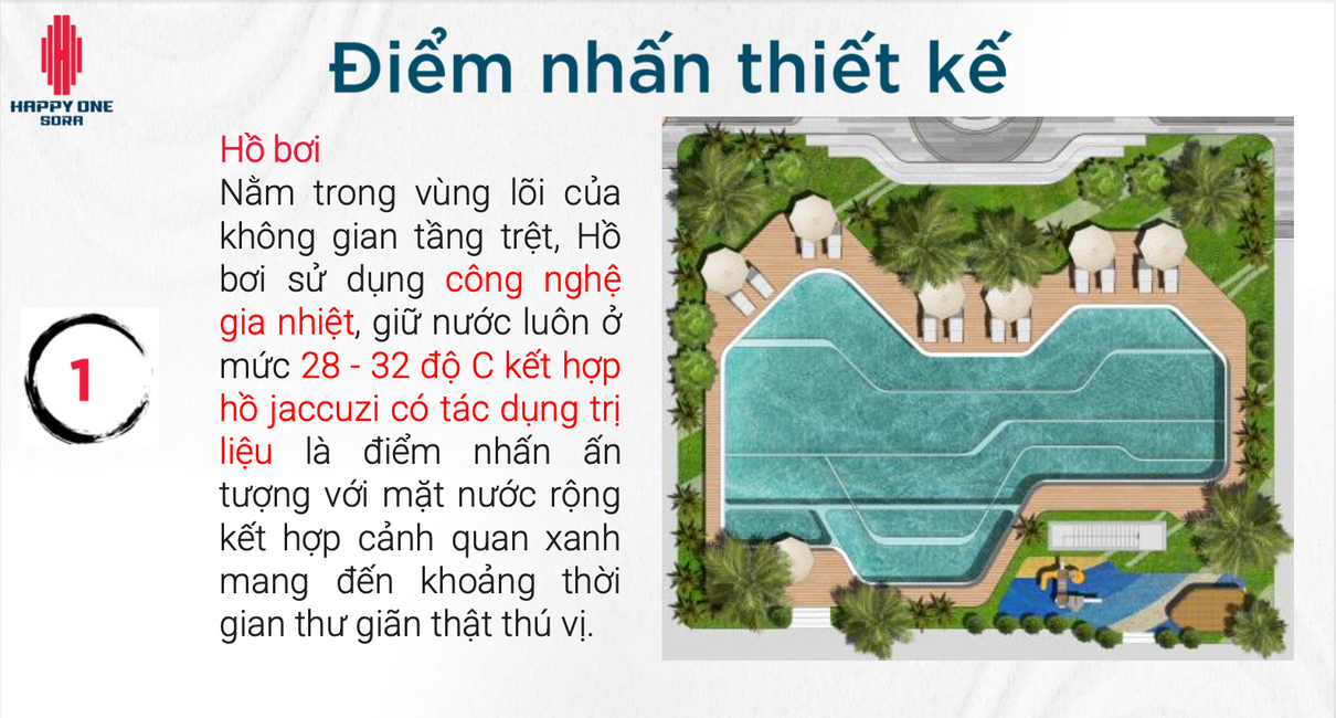 Điểm nhấn thiết kế Happy One Sora