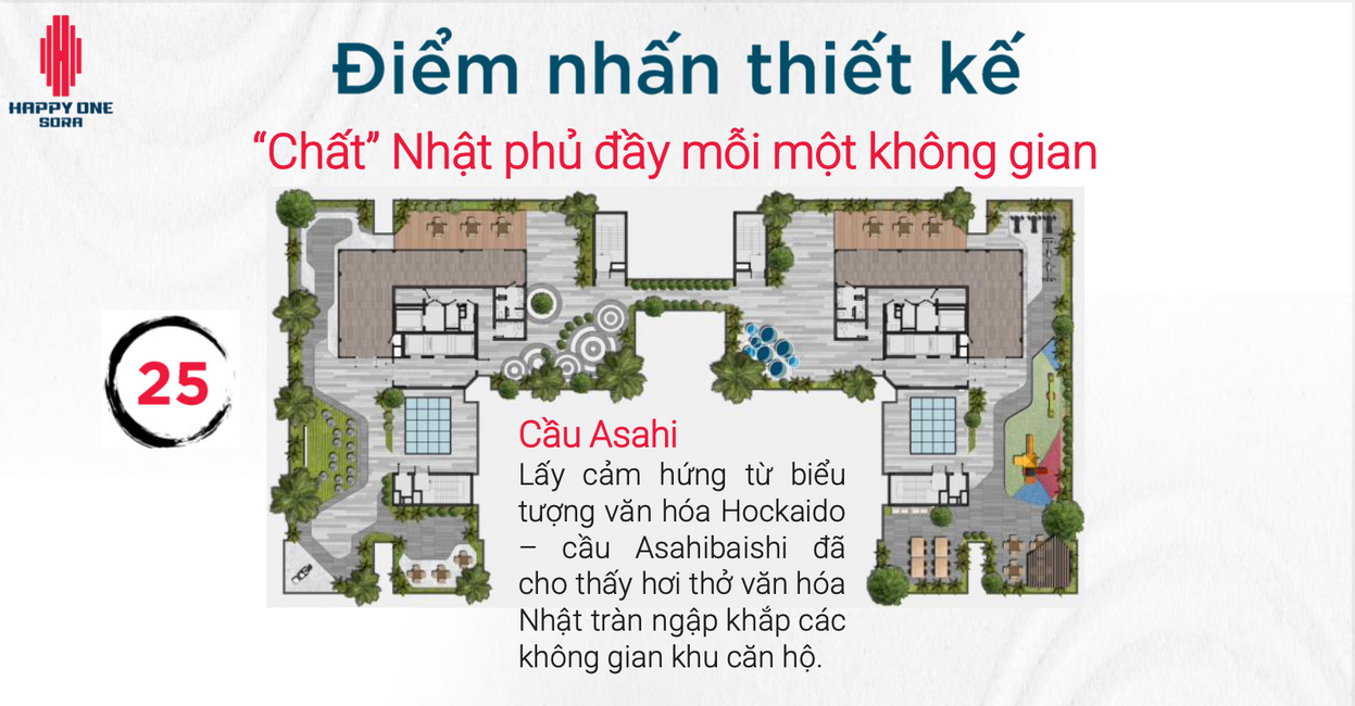 Điểm nhấn thiết kế Happy One Sora